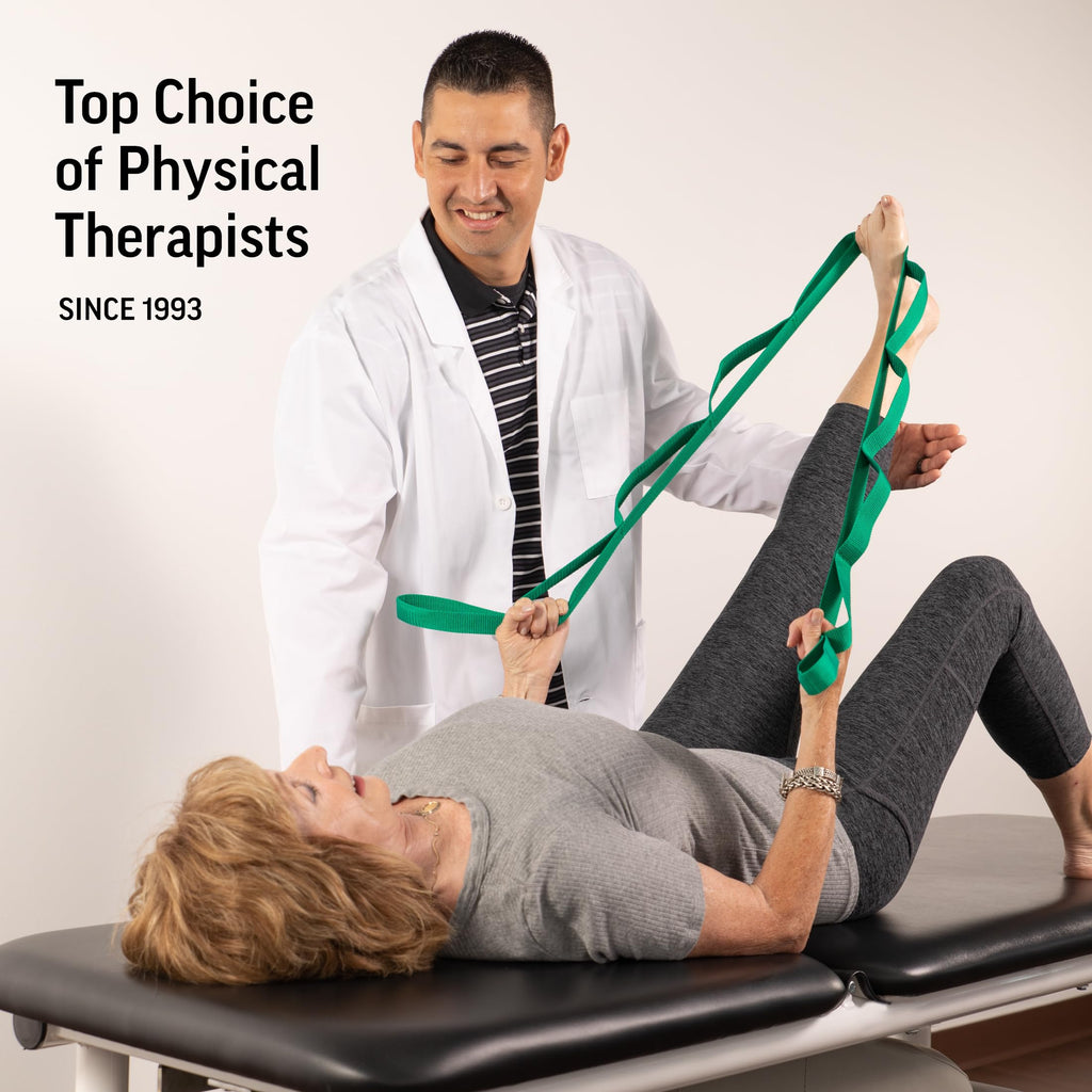 The Original Stretch Out Strap With Exercise Book - Made In The Usa By Optp - Top Choice Of Physical Therapists, Athletic Traine