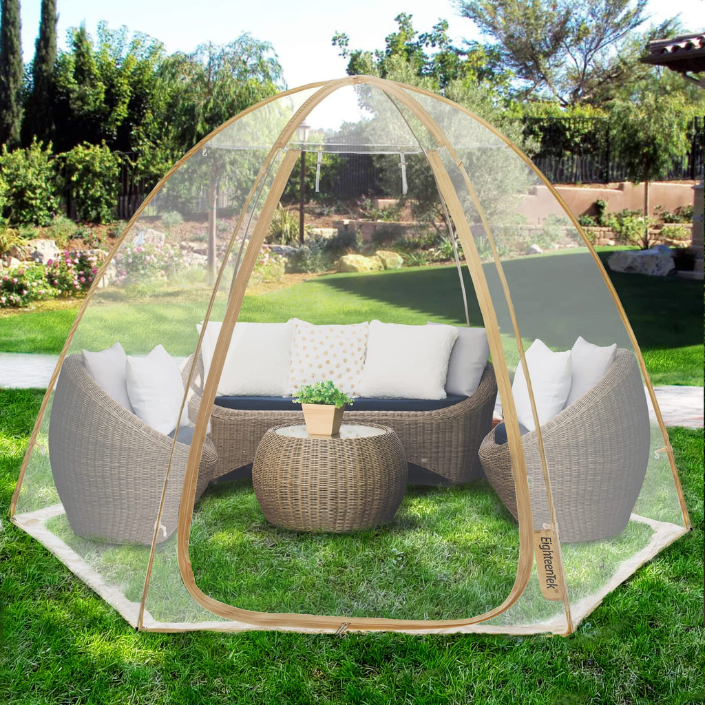 Eighteentek Sports Tent Screen House Room Greenhouse Camping Tent Canopy Gazebos 4-6 Person For Patios Large Oversize Weatherpro