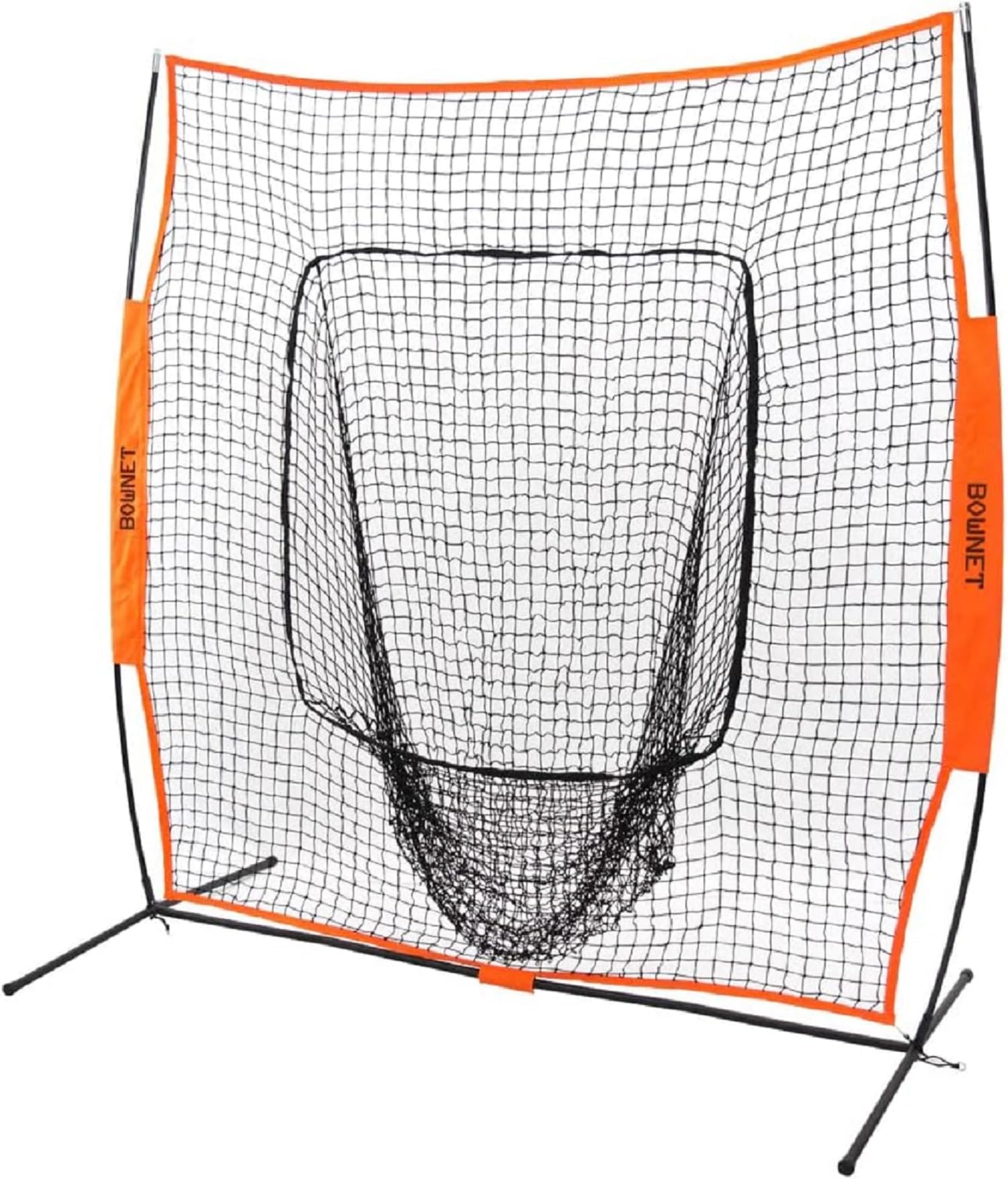 Bownet Big Mouth Pro Baseball and Softball Hitting Net 8 x 8 - Durable Practice Net - Fits Original 8x8 or Big Mouth - Perfect