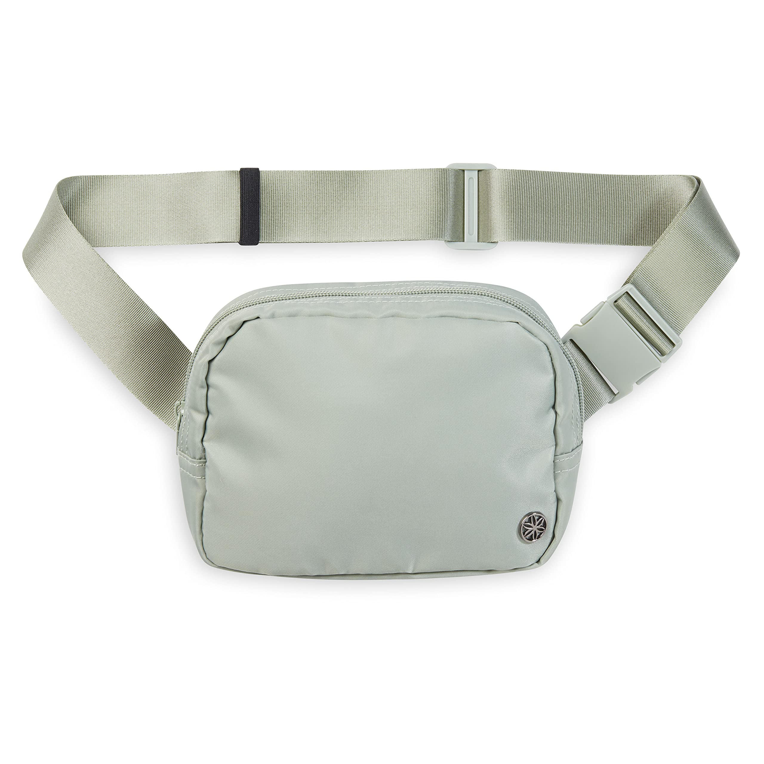 Gaiam Sidekick Waist Pack - Storage Belt Bag for Women And Men - Adjustable Belt With Lightweight Pouch For The Gym & Studio, Ce
