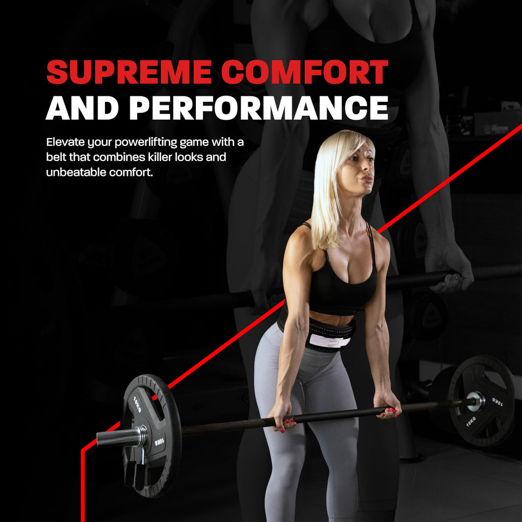 Hawk Sports Lever Belt For Men & Women, 10Mm Thick, 4'' Wide Suede Leather Weightlifting Belt, Safely Maximize Gains From Heavy