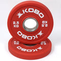 Kobo Urethane Olympic Fractional Plates/Fractional Weight Plates 2 Inch Steel Ring Olympic Weightlifting Crossfit Gym EcoFriend