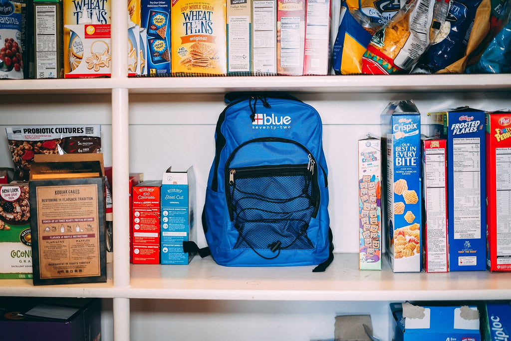 Blue Coolers Blue Seventy-Two  72 Hour Emergency Backpack Survival Kit For 1 Person  Survival Kit For Wildfires, Earthquakes, To
