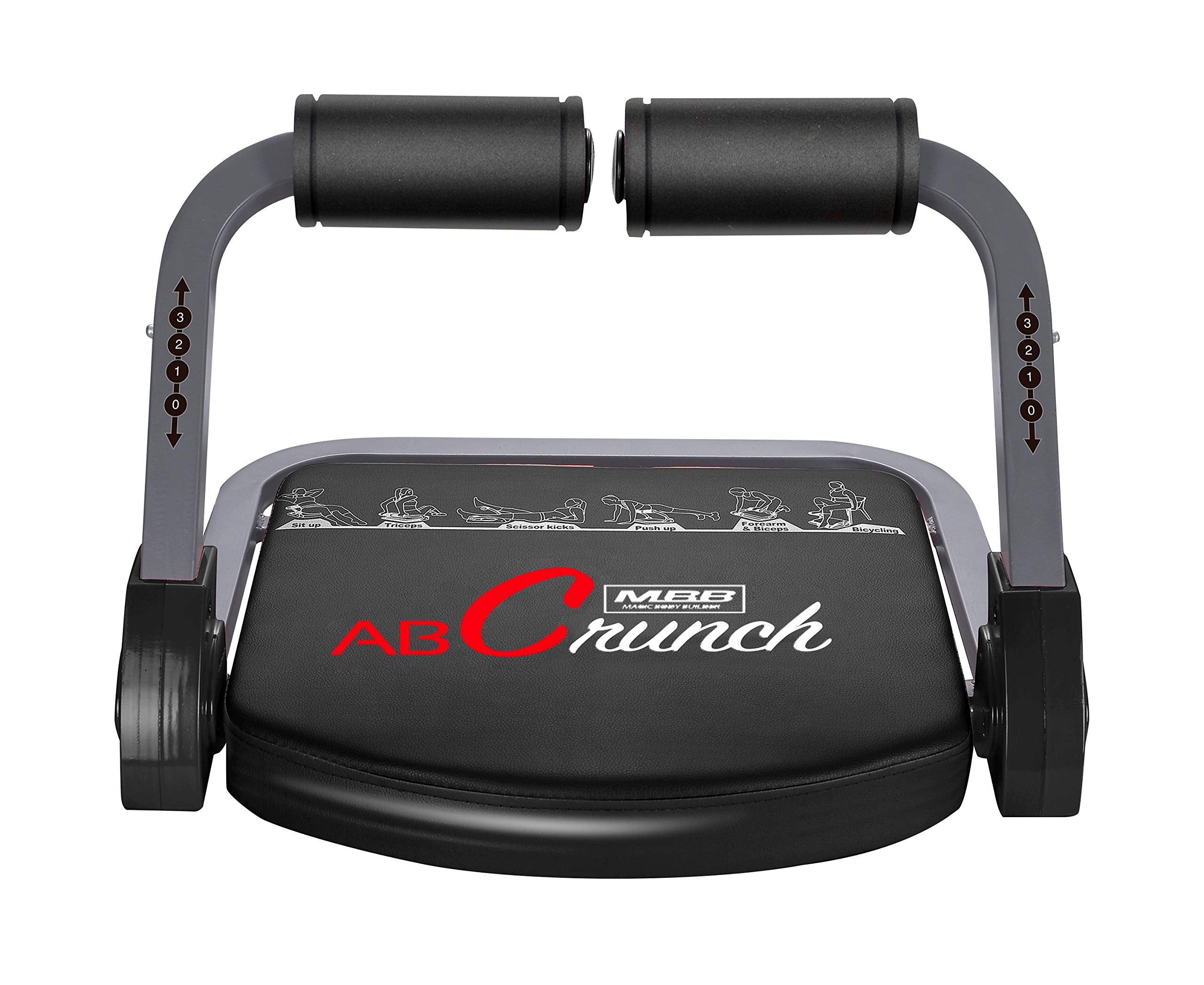 Fitlaya Fitness-Abs Exercise Equipment Ab Machine For Abs And Total Body Workout, Home Gym Fitness Equipment For All Ages. (Blac