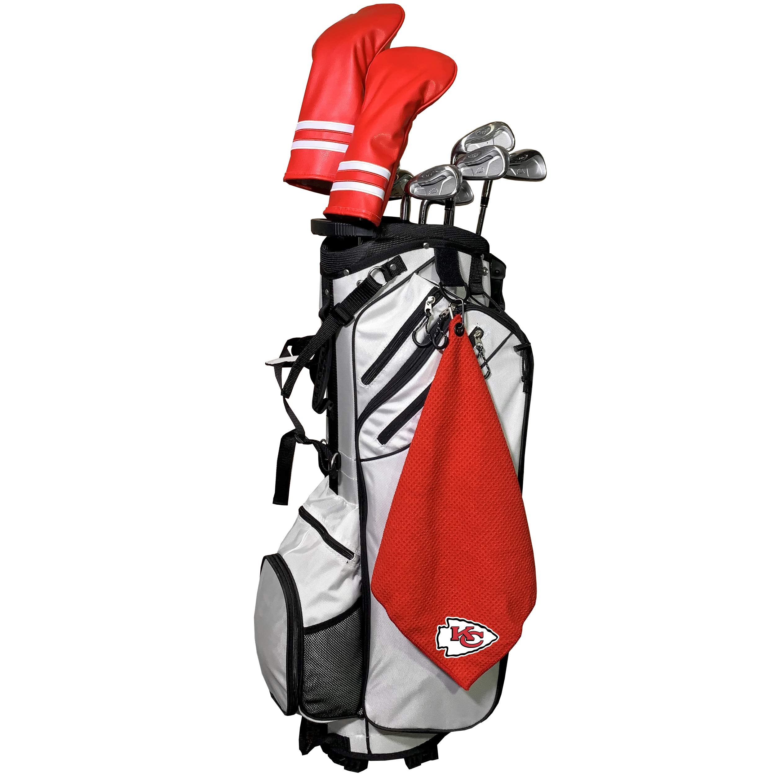 Team Golf Nfl Kansas City Chiefs Microfiber Golf Towel, 15 X 15, Multi Team Color, One Size (31483)