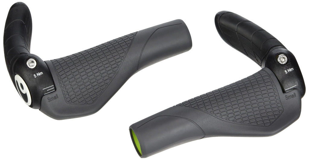 Ergon Gs3-S Grips: Small, Black/Gray