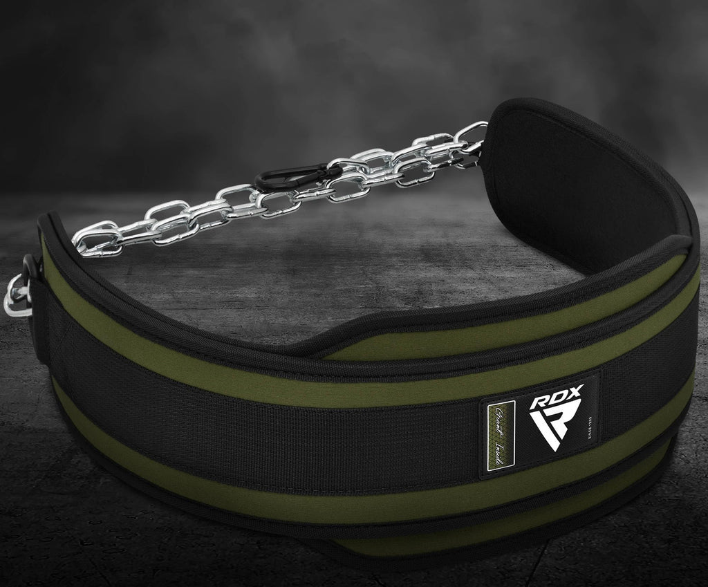 Rdx Dip Belt For Weight Lifting, Heavy Duty 36 Inch Adjustable Steel Chain, Dipping Belt Chin Pull Ups Gym Training Bodybuilding