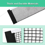 Uxcell Retractable Ping Pong Net For Any Table, Portable Table Tennis Net Replacement, Folding 68'' Nylon String Tension Ping Po