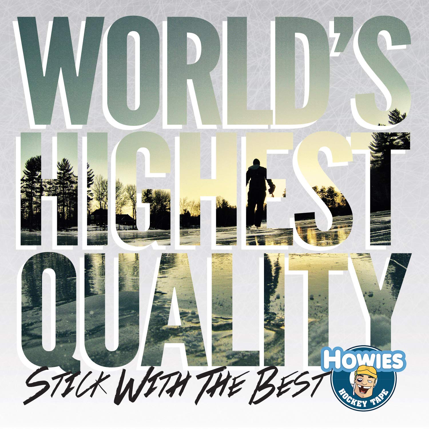 Howies Hockey Tape 5 Roll Pack Of White Hockey Stick Tape