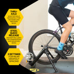 Saris Fluid2 Indoor Bike Trainer, Fits Road And Mountain Bikes, Compatible With Zwift App