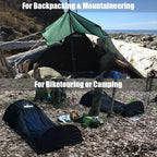 L Runnzer Single Camping Tent, Pop-Up Net With Upgraded Mesh For Sleeping Outdoor Camping Traveling