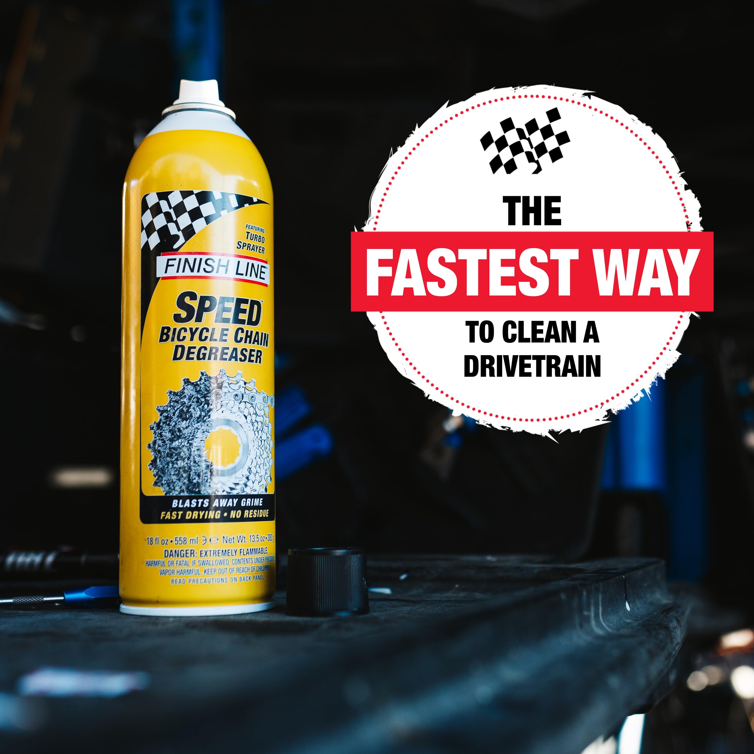 Finish Line Speed Bike Degreaser, 54-Ounce
