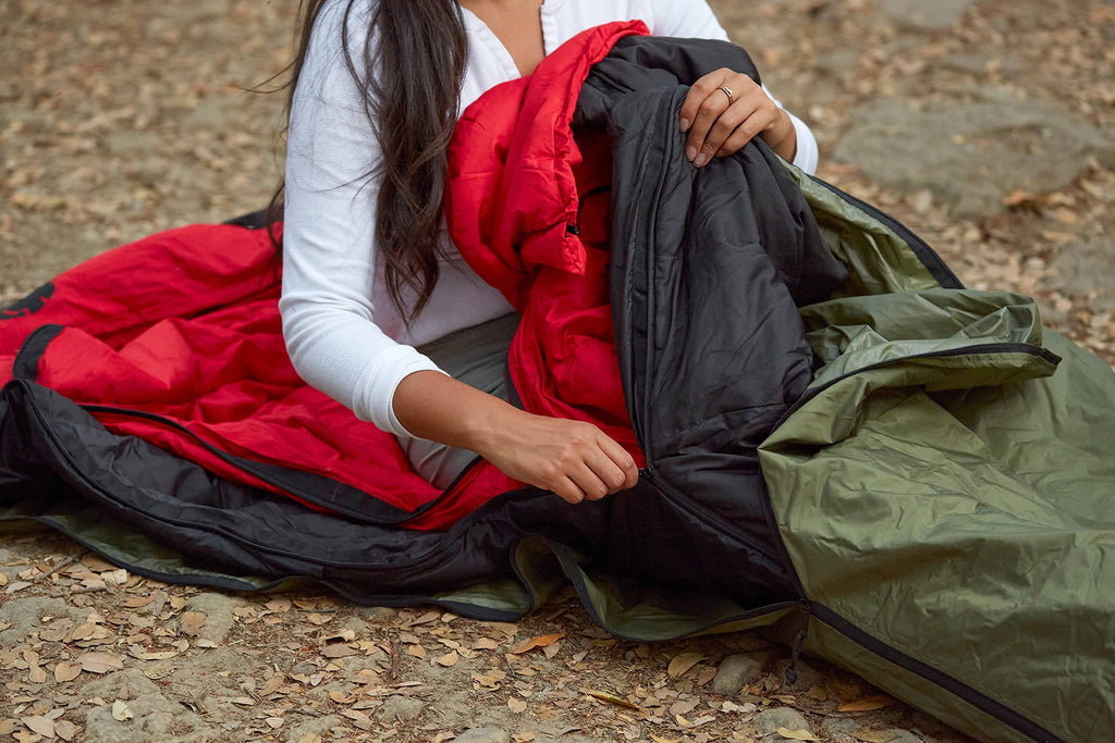 Omnicore Designs Mil-Spec 6-Pc. Hooded Rectangular Modular Sleeping Bag System 30F To -30F