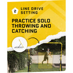SKLZ Fielding Trainer - Baseball & Softball Pitch-Back Rebound Net - Ground, Line Drive & Fly Ball Return Settings - 4 x 4.5-Foo