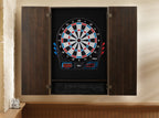 Viper By Gld Products Metropolitan Solid Wood Cabinet & Electronic Dartboard Ready-To-Play Bundle: Standard Set (777 Dartboard),