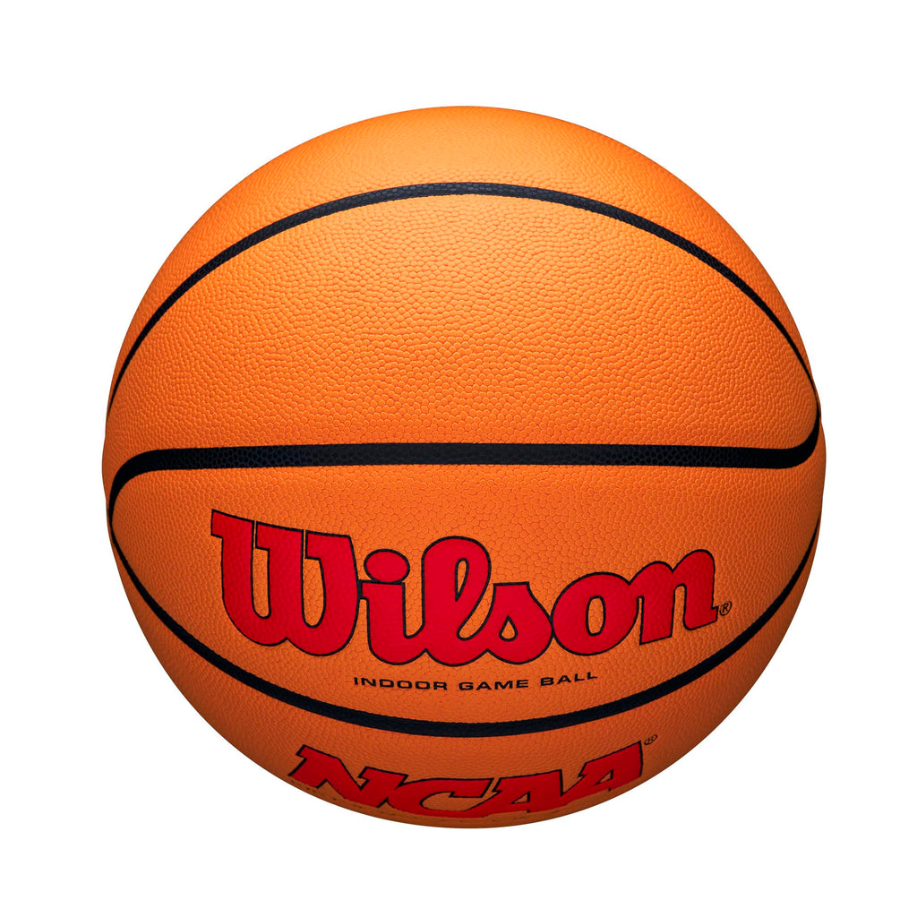 Wilson Ncaa Evo Nxt Official Indoor Game Basketball - Scarlet/Orange, Size 6-28.5''