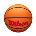 Wilson Ncaa Evo Nxt Official Indoor Game Basketball - Scarlet/Orange, Size 6-28.5''