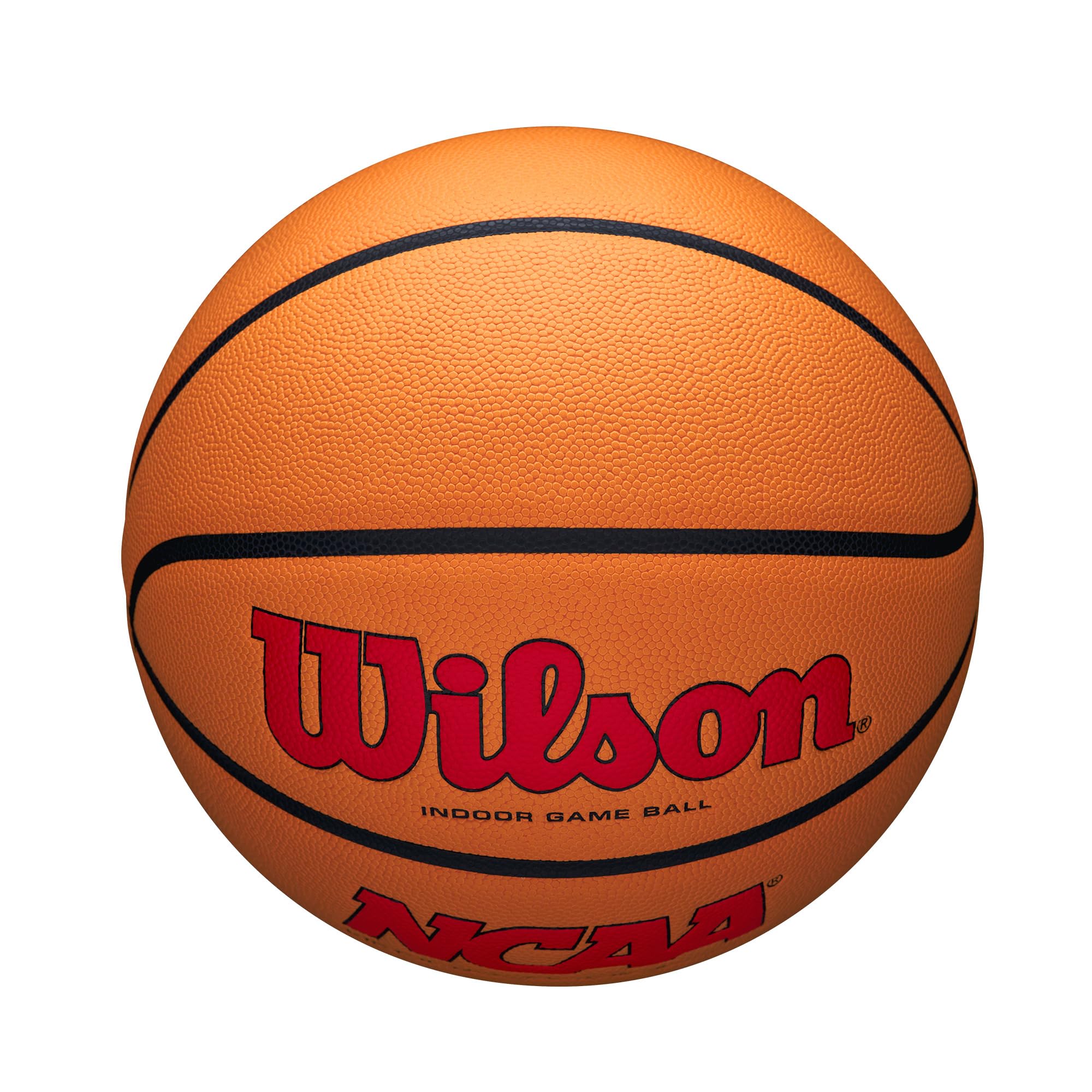 Wilson Ncaa Evo Nxt Official Indoor Game Basketball - Scarlet/Orange, Size 6-28.5''