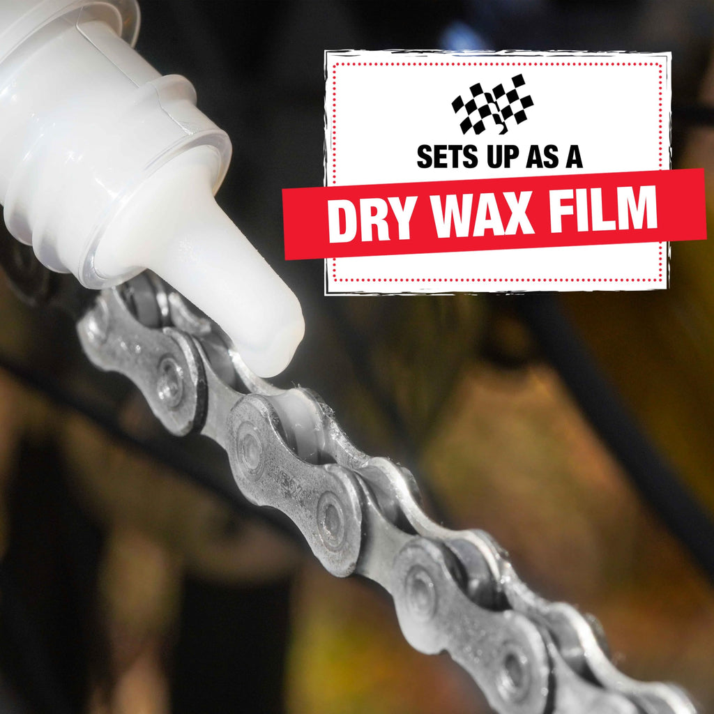 Finish Line Ceramic Wax Bicycle Chain Lube, 4-Ounce Drip Squeeze Bottle
