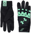 Under Armour Womens Radar Softball Gloves , (002) Black / Antifreeze / Antifreeze , Medium