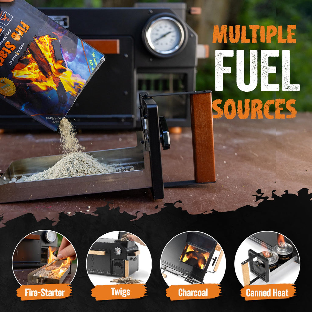 Instafire Ember Oven (Compact, Off-Grid, Camping, Emergency)