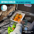 Engel Uc7 7.5Qt Leak-Proof, Air Tight, Drybox Cooler And Small Hard Shell Lunchbox For Men And Women In Tan