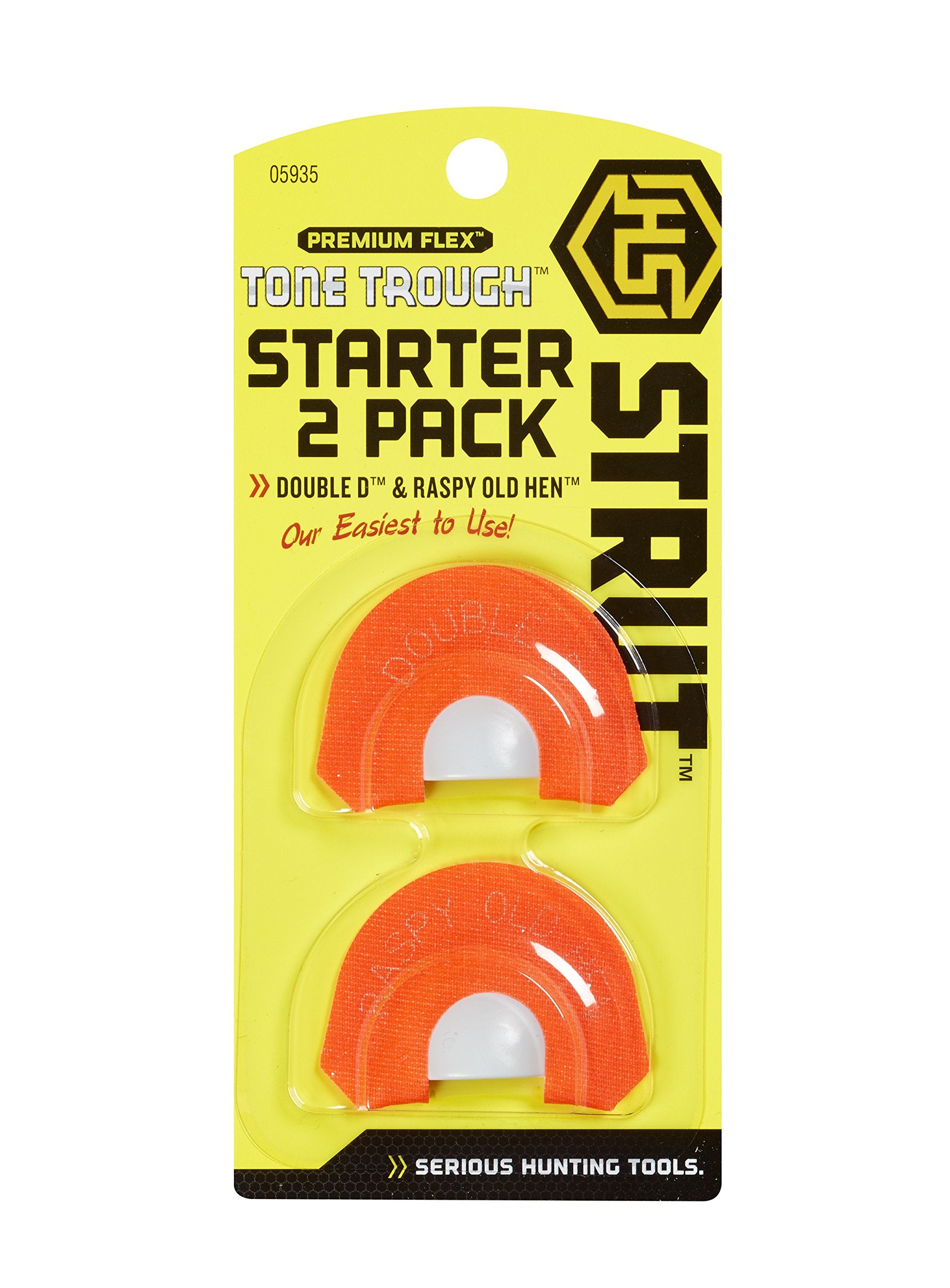 Hunters Specialties H.S. Strut Tone Trough Diaphragm Starter Call (2 Pack)