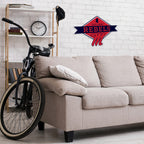 Rico Industries Ncaa Mississippi Rebels Diamond Shape Cut Pennant - Home And Living Room D  Cor - Soft Felt Ez To Hang