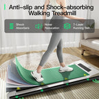 Umay Walking Pad, Lightweight Small Under Desk Treadmill - Only 40 Lbs, Portable Mini Treadmill For Home Office, Compact Walking