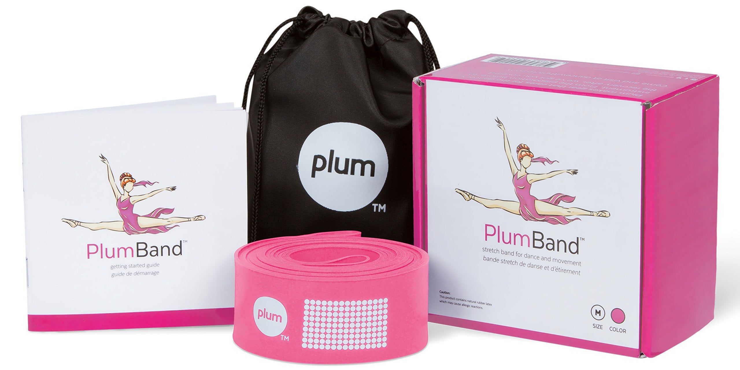 The Plumband Stretch Band For Dance And Ballet - Colors And Sizes For Kids & Adults - Improve Your Splits, Strength, And Flexibi