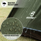 Bessport Camping Tent 1 Person Tent Waterproof Two Doors Backpacking Tent Easy Setup Lightweight For Outdoor, Hiking Mountaineer