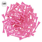 Izzo Golf Plastic Golf Tees, 1.5 Inch, Neon Pink (Pack Of 100)