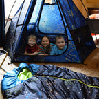 Acecamp Glow In The Dark Mummy Sleeping Bag For Kids And Youth, Temperature Rating 30?F/-1?C, Water-Resistant For Camping, Hikin