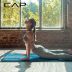 Cap High Density Exercise Mat With Strap, 68''X24'' 12Mm - Teal