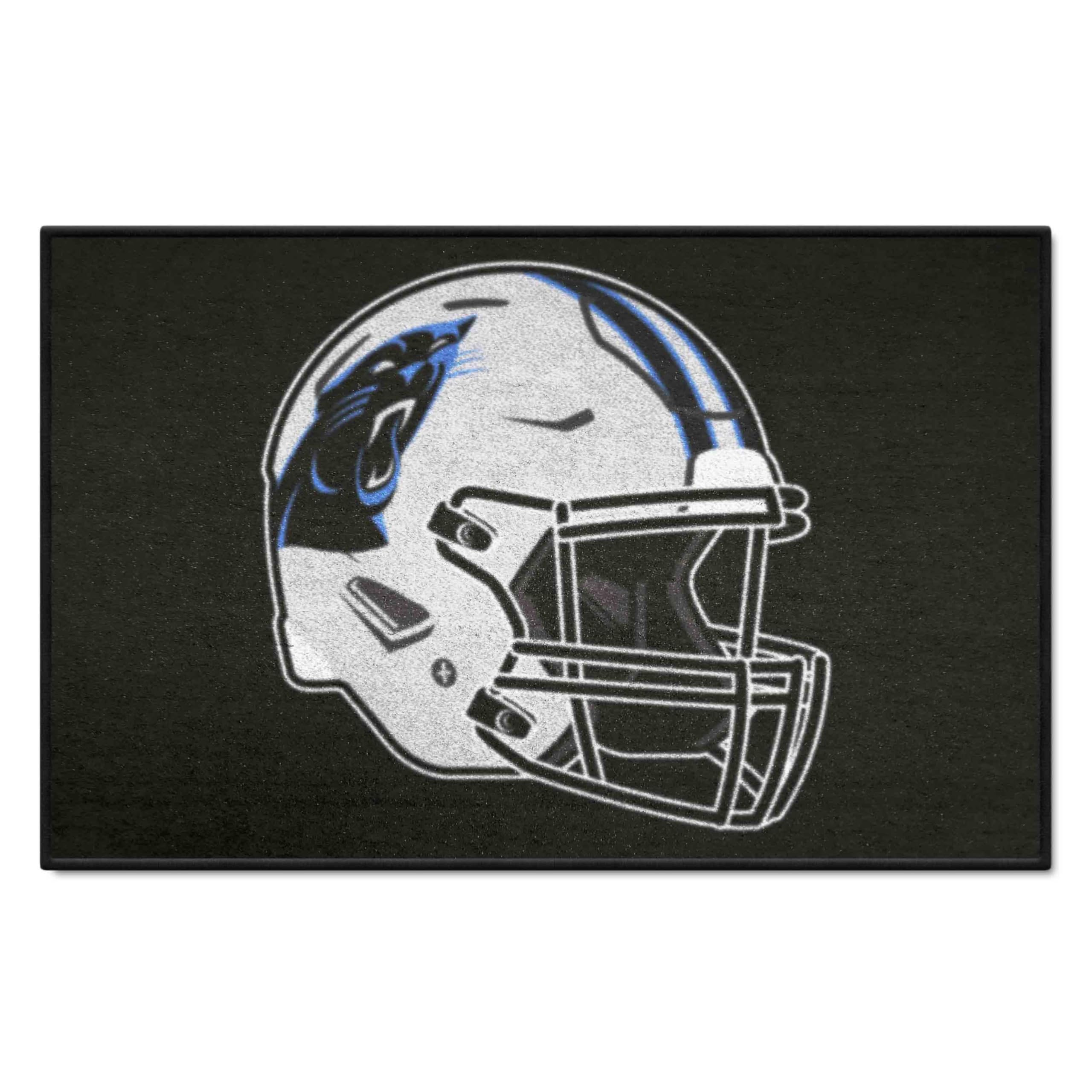 FANMATS - 5699 NFL Carolina Panthers Nylon Face Starter Rug , 19x30