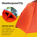 Marmot Midpines 4-Person Tent  Weather-Resistant And Durable, Red Sun/Picante