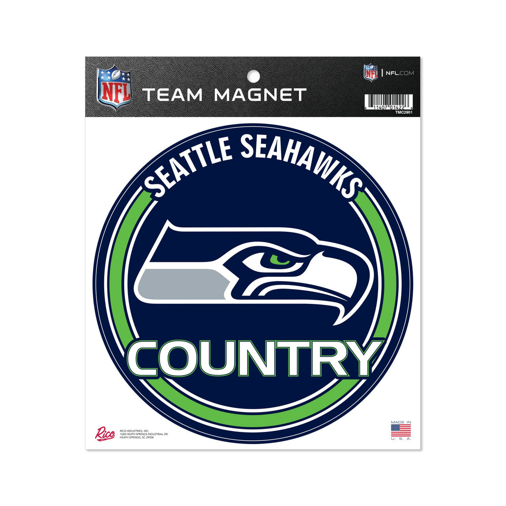 Rico Industries Nfl Seattle Seahawks 8'' Round Magnet