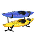 RaxGo Freestanding Kayak Storage Rack, Heavy Duty Storage for Two-Kayak, SUP, Canoe & Paddleboard for Indoor, Outdoor, Garage, S