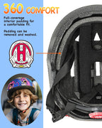 Toddler Bike Helmet,Adjustable Kids Helmets From Infant/Toddler/Baby To Children Girls And Boys, Age 1-3/2-4 Years Old (Cyberpun
