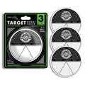 3-Pack Target Ghost Holes Golf Training Set, Portable Outdoor & Indoor Putting Practice Golf Training Putters, Standard 4.25    