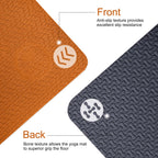 Iuga Yoga Mat Non Slip Anti-Tear Yoga Mats Eco Friendly Hot Yoga Mat Thick Workout & Exercise Mat For Yoga, Pilates And Fitness