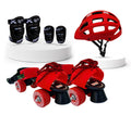 jaspo Marshal Trainers Adjustable Roller Skates Combo (Skates + Helmet + Knee & Elbow Guards), For Age Group 6 To 14 Years, Acad