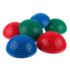 Hey! Play! Balance Pods- Hedgehog Style Balancing And Stability Half Dome Stepping Stones For Exercise- Set Of 6 For Kids And Ad