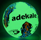 Adekale Soccer Balls Size 5,Glow In The Dark Official Size Soccer Ball,Indoor/Outdoor Light Up Training Ball With Pump And Needl