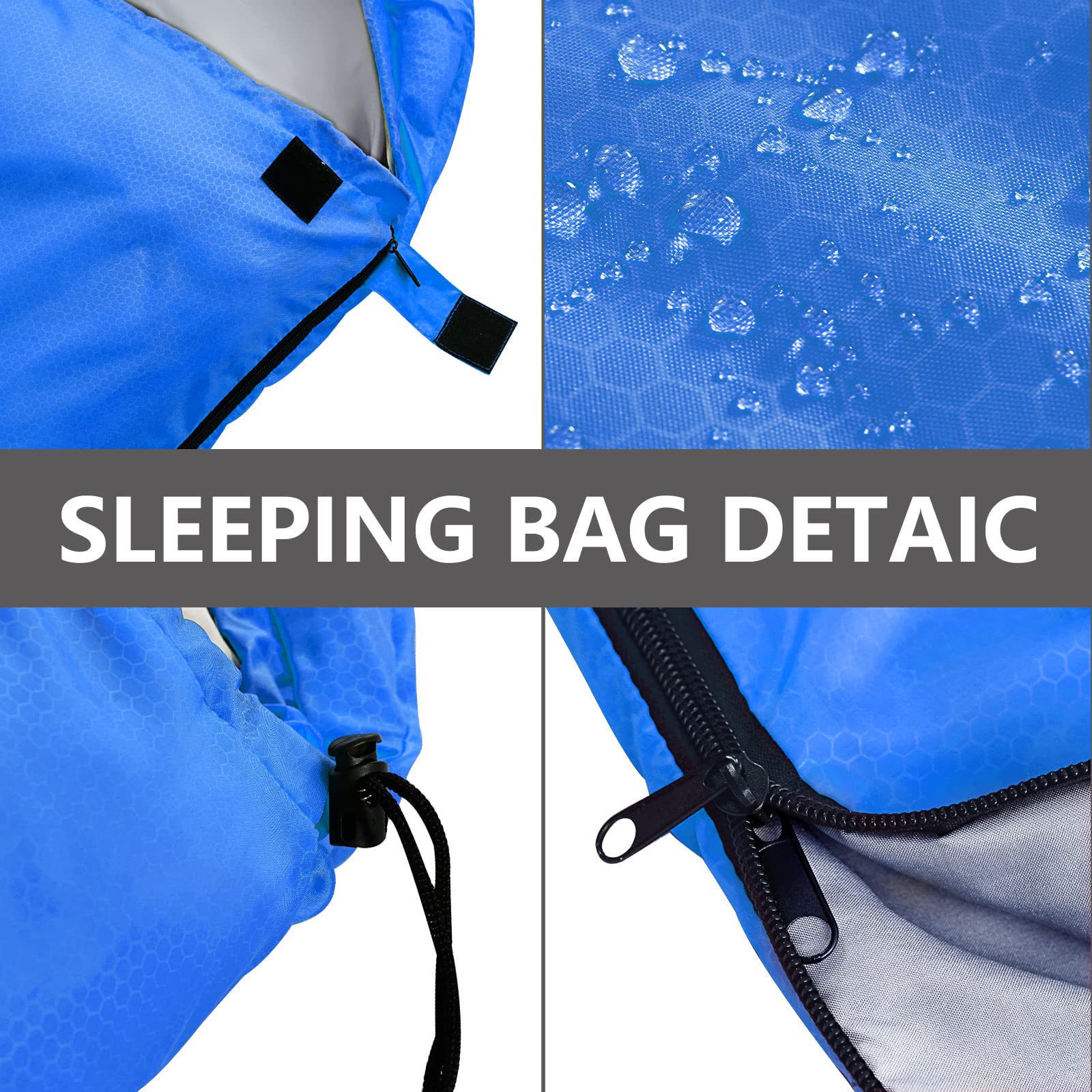 Orthomtex Sleeping Bags For Adults,Kids & Girls-Warm & Cold Weather Lightweight Waterproof Sleeping Bag Backpack,Great For 3-4 S