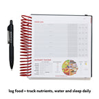 2020 Fitlosophy Fitbook: Fitness Journal And Planner For Workouts, Weight Loss And Exercise, White Single (12-Week)