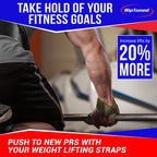 Rip Toned Performance Wrist Straps For Weightlifting - 23 '' Weight Lifting Straps For Men, Women (Padded) - Cotton Gym Wrist Wr