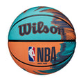 WILSON NBA DRV Pro Streak Outdoor Basketball - Size 6-28.5, Blue/Orange