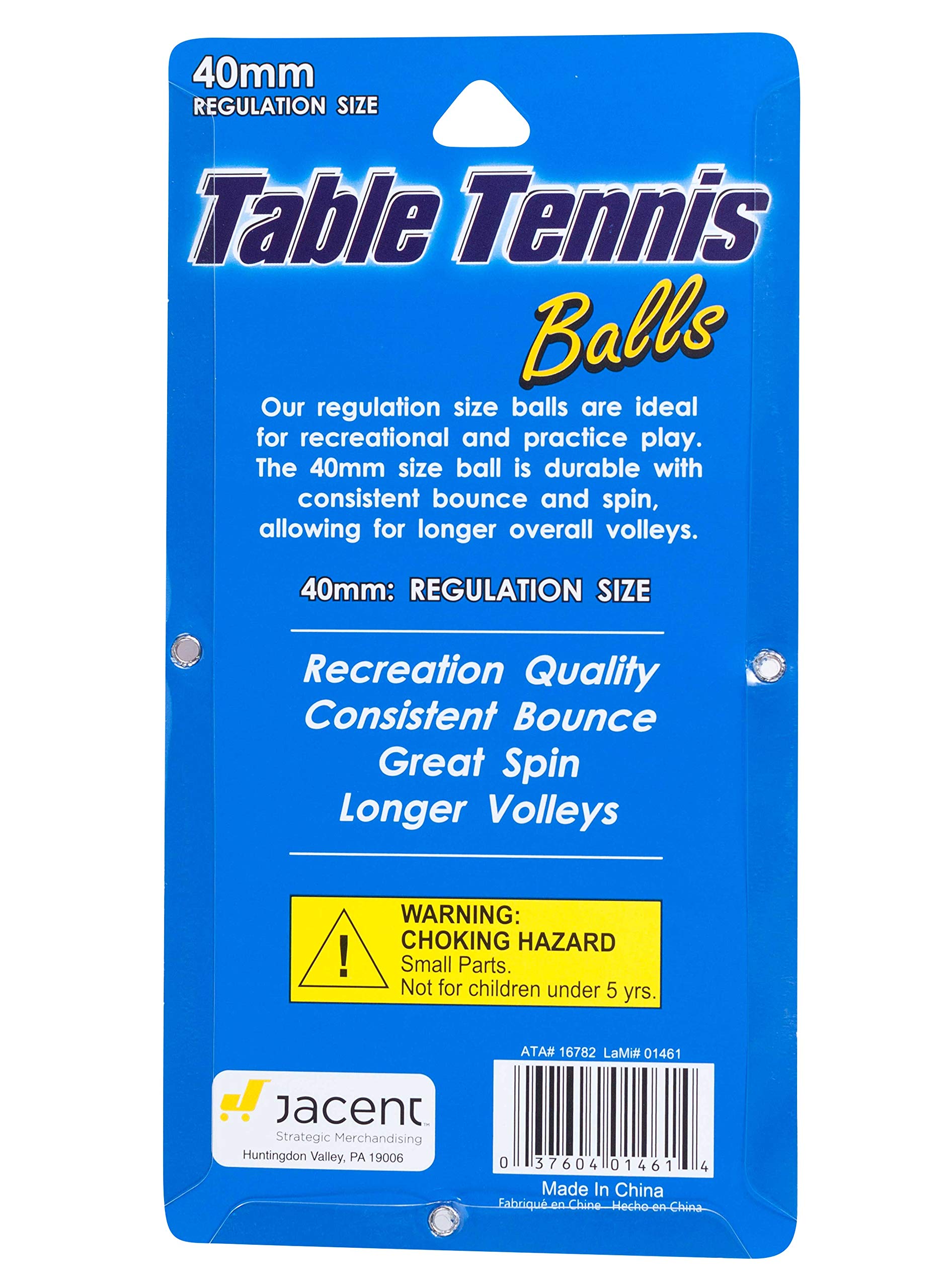 Table Tennis Balls 6 Pk