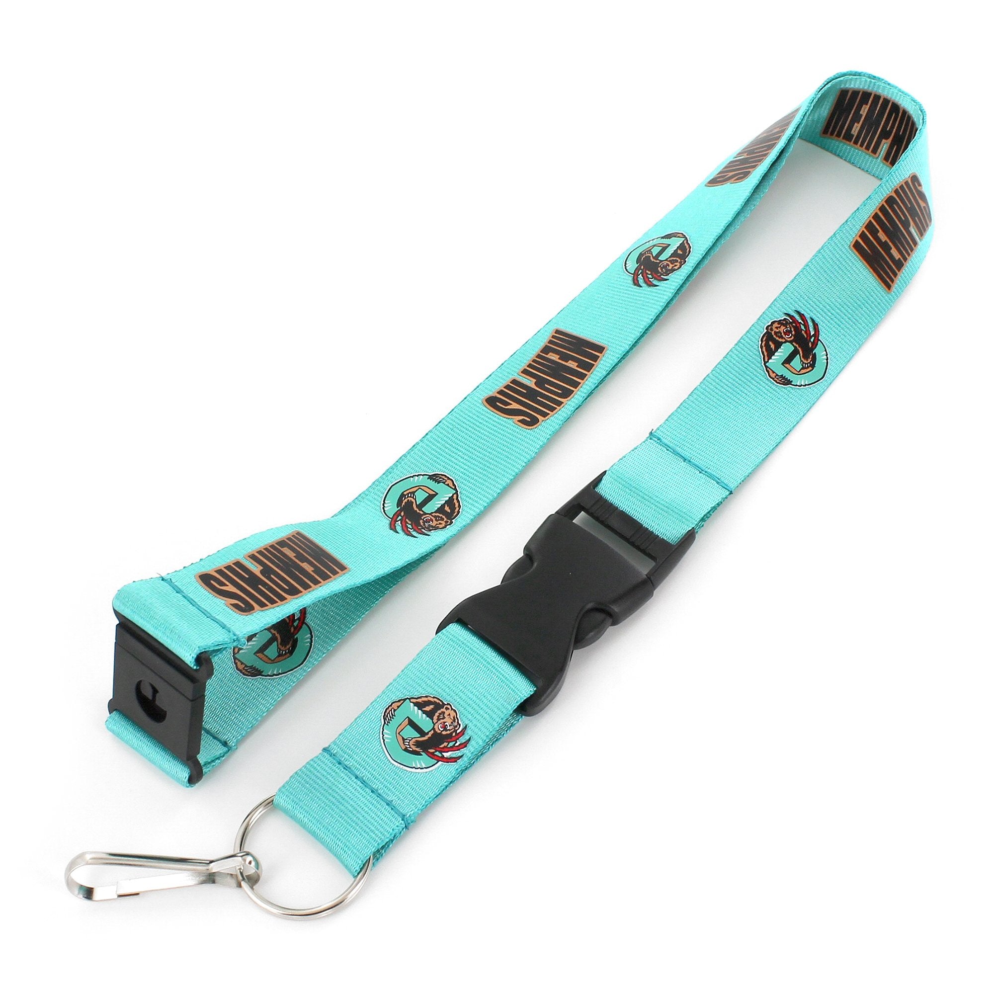 Aminco NBA Memphis Grizzlies Hardwood Classic Lanyard, Teal ,21